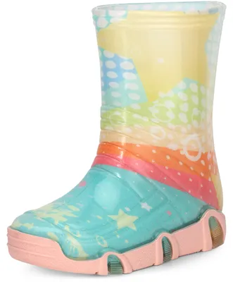 Produktbild von Ladeheid Kinder Mädchen Jungen Gummistiefel Gefüttert Swk2020BW (Türkis Muster-31, 29/30)