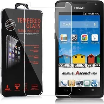 Produktbild von Cadorabo Panzer Folie für Huawei Ascend Y530 Schutzfolie in Transparent Gehärtetes Tempered Display-Schutzglas