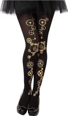 Produktbild von Atosa Steampunk-strümpfe Schwarz Schwarz One Size