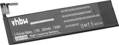Produktbild von vhbw Akku Ersatz für Apple A1542 für Wireless Touchpad (2024 mAh, 3,78 V, Li-Polymer)