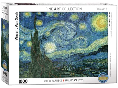 Zdjęcie produktu dla Eurographics Starry Night 1000pcs, 1000 szt., Artystyczny