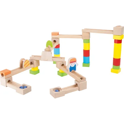 Produktbild von Small Foot 10380 Murmelbahn Rasante Fahrt, bunt, 39-teilig (1 Set)