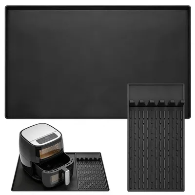 Hitzeschutzmatte Silikon 60x40 cm für Heißluftfritteuse