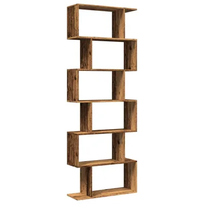 Immagine prodotto di vidaXL Libreria divisoria 6 ripiani in legno vecchio 70x24x193 cm