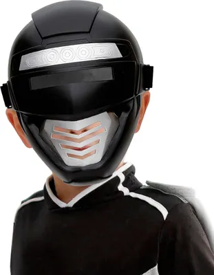 Productafbeelding van Roboter-kindermasker, kostuumaccessoire, zwart-zilver - one size