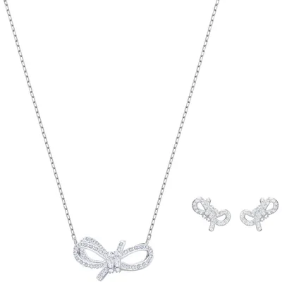 Produktbild von Swarovski Schmuck-Set Uni Lifelong Bow Silber 5470594