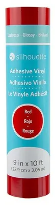 Produktbild von Silhouette Selbstklebefolie Rot 23 cm Glänzend
