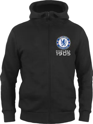 Obrázok produktu pre Chelsea FC - Chlapčenská mikina s kapucňou, fleece GF501 (122) (Black)