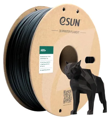 ABS+ Filament 1,75 mm, 1 kg Schwarz, 3D-Druck