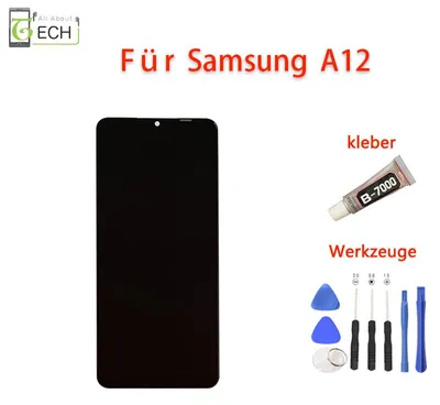 Produktbild von Für Samsung A12 A125F LCD Display Touch Screen Bildschirm Werkzeuge Kleber Flex