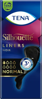 Produktbild von Tena Silhouette Inkontinenz Slipeinlagen norm.noir 10X26 St