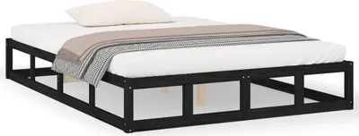 Obrázek produktu pro vidaXL Postel z masivu černá 120x190 cm