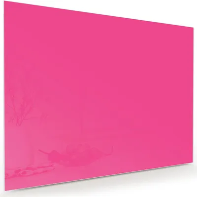 Produktbild von Glasbild 120x90cm in XXL für Wohnzimmer, Schlafzimmer Motiv Pinker Hintergrund