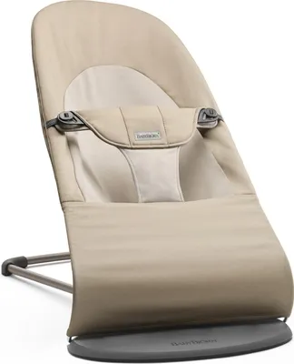 Produktbild von Babybjörn Balance Soft Baumwolle Khaki/Beige, dunkelgraue Ausführung