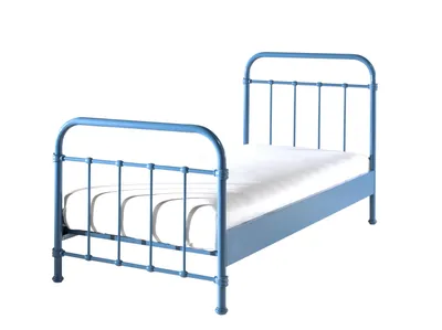Produktbild von Kinderbett New York 90x200cm Métall - blau