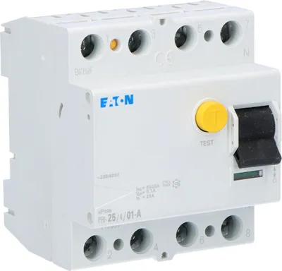 Image de 6kA Interrupteur de protection différentielle PF6-25/4/01-A