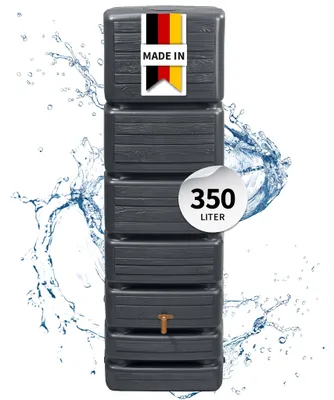 Productafbeelding van 4rain SLIM WOOD DECOR wandtank 350 L graphite grey, AI-gegenereerde afbeelding