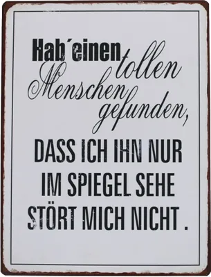 Produktbild von LaFinesse - Hab' einen tollen Menschen gefunden,... Metallschild