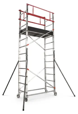 Zdjęcie produktu dla Rusztowanie jezdne GIERRE G-TA1900FL 4,8 m modułowe profesjonalne