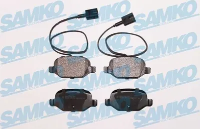 Immagine prodotto di SAMKO 5SP1723 - Kit pastiglie freno posteriori per FIAT 500 (312), 500 C (312), 500X (334) e per ABARTH 500 / 595 / 695 (berlina)