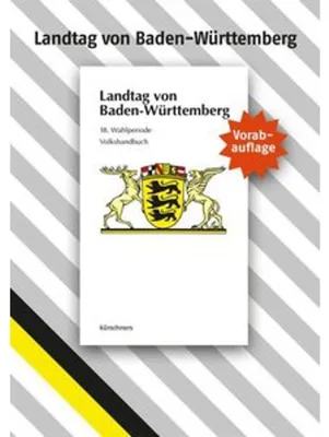 Produktbild von Vorabauflage Landtag von Baden-Württemberg