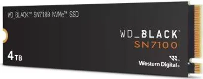 Produktbild von WD SSD M.2 2280 4TB Black SN7100 PCIe 4.0/NVMe Di - Solid State Disk - NVMe