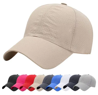 Productafbeelding van Baseballpet voor heren, mesh, ademend, sneldrogend, verstelbaar, kleur: khaki