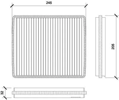 Produktbild von DIEDERICHS DCI0813 Innenraumfilter Pollenfilter für ROVER 25 Schrägheck (RF)