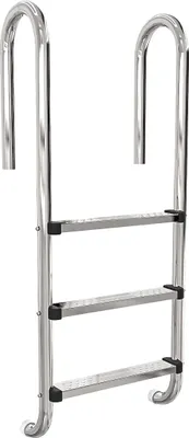 Produktbild von Einstiegsleiter Edelstahl V2A | enges Modell | 4 Edelstahlstufen