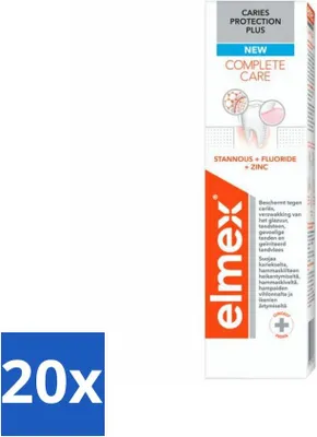 Produktbild von Elmex - Zahnpasta - Kariesschutz Plus - Komplettpflege - 75 ml - Vorteilspack - 20 Stücke