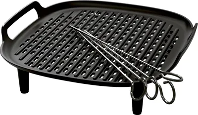 Obrázek produktu pro Sada fritézy Philips 3,2 l, 4,2 l s grilovací deskou a špízy (HD9926/00)