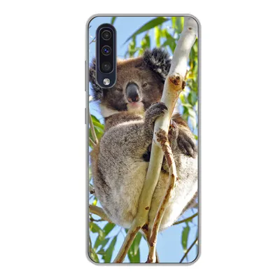 Produktbild von MuchoWow® Handyhülle Schutzhülle Hülle für Samsung Galaxy A50 Koala - Luft - Kinder - Jungen - Mädchen Silikon Softcase Handy Hülle - Mobiltelefonhülle