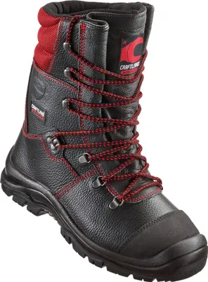 Produktbild von Craftland S2 *ZEDER* FORST-SCHNÜRSTIEFEL Arbeitsschuhe in Übergrößen Schwarz 35540 große Unisexschuhe, Größe:47