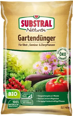 Produktbild von SUBSTRAL® Naturen®  Gartendünger 4 kg für bis zu 100 m²