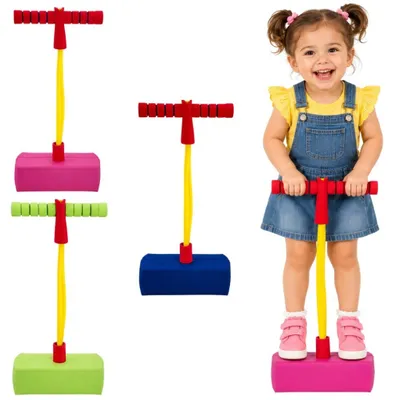 Image de WOOPIE, Jouet de saut en mousse, modèle Pogo, couleurs variées