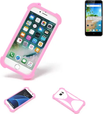 Produktbild von K-S-Trade Handy Hülle kompatibel mit Doogee Y6C Schutz Hülle Bumper Silikon Schutz Hülle Cover Case Silikoncase Silikonbumper TPU Softcase