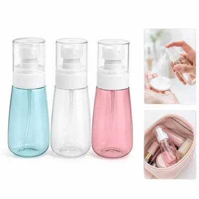 Produktbild von Sprühflaschen mit ultrafeinem Nebel, kleine Sprühflaschen – 3er-Set 60 ml Reiseflaschen, Feinsprühflaschen für Gesichtswasser, Alkohol, Parfum & Serum