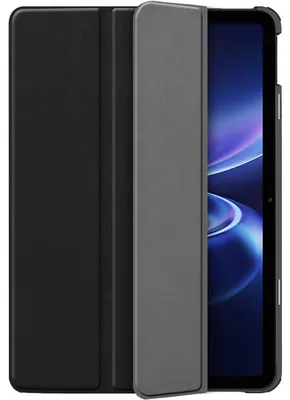 Image de Cazy Housse pour Tablette compatible avec Xiaomi Redmi Pad 2 (9,7'') - Étui TriFold Bookcase - Noir