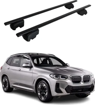 Obrázek produktu pro Příčné střešní nosiče pro BMW IX3 G08 2020–2024, černá