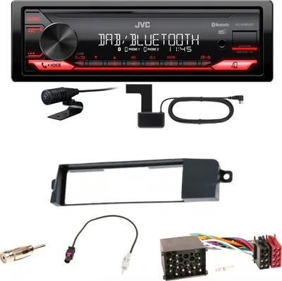 Produktbild von JVC KD-X282DBT Bluetooth Digitalradio USB Einbauset für BMW 3er E46