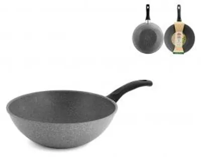 Immagine prodotto di BALLARINI Wok 1 Manico Antiaderente Cortina Induzione Cm 28