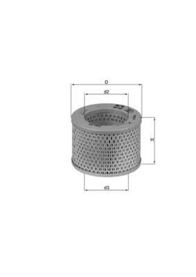 Produktbild von Luftfilter MAHLE LX 192 für BMW Isetta (100, 101, 102, 103) Filtereinsatz