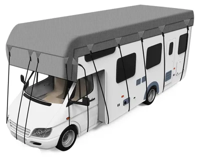 Image de Housse de toit pour caravane - Imperméable 4 couches - 3 x 7,5 m - Pour camping-car et caravane