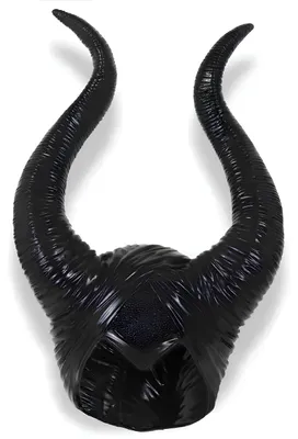 Produktbild von Maleficent Cosplay Hörner für schwarze Teenager, Verkleidungszubehör für die Verwandlung in die Figur Maleficent, leichte und bequeme Hörner für Kinder und Erwachsene