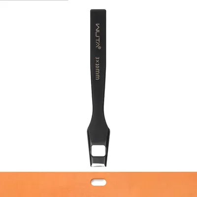 Ovale Lochzange, Edelstahl, 3x10 mm, für Leder