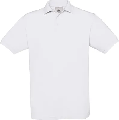 Produktbild von B&C PU409 | Poloshirt Safran / Uni - Farbe: White - Größe: S