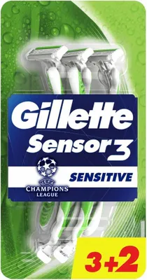 Produktbild von Gillette Sensor3 Sensitive Cuchilla Afeitar Desechable 5 U