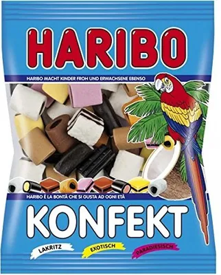 Zdjęcie produktu dla Cukierki lukrecjowe Haribo 100g w różnych smakach