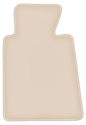 Produktbild von DURBAN Beige Velours-Fahrerfußmatte für BMW 5 E34 Limousine, Kombi, Touring (1988-1994)
