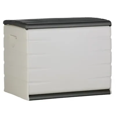 Immagine prodotto di Contenitore per plastica 260 L, interno/esterno, chiudibile a chiave, con rotelle, 80 x 61 x 53 cm